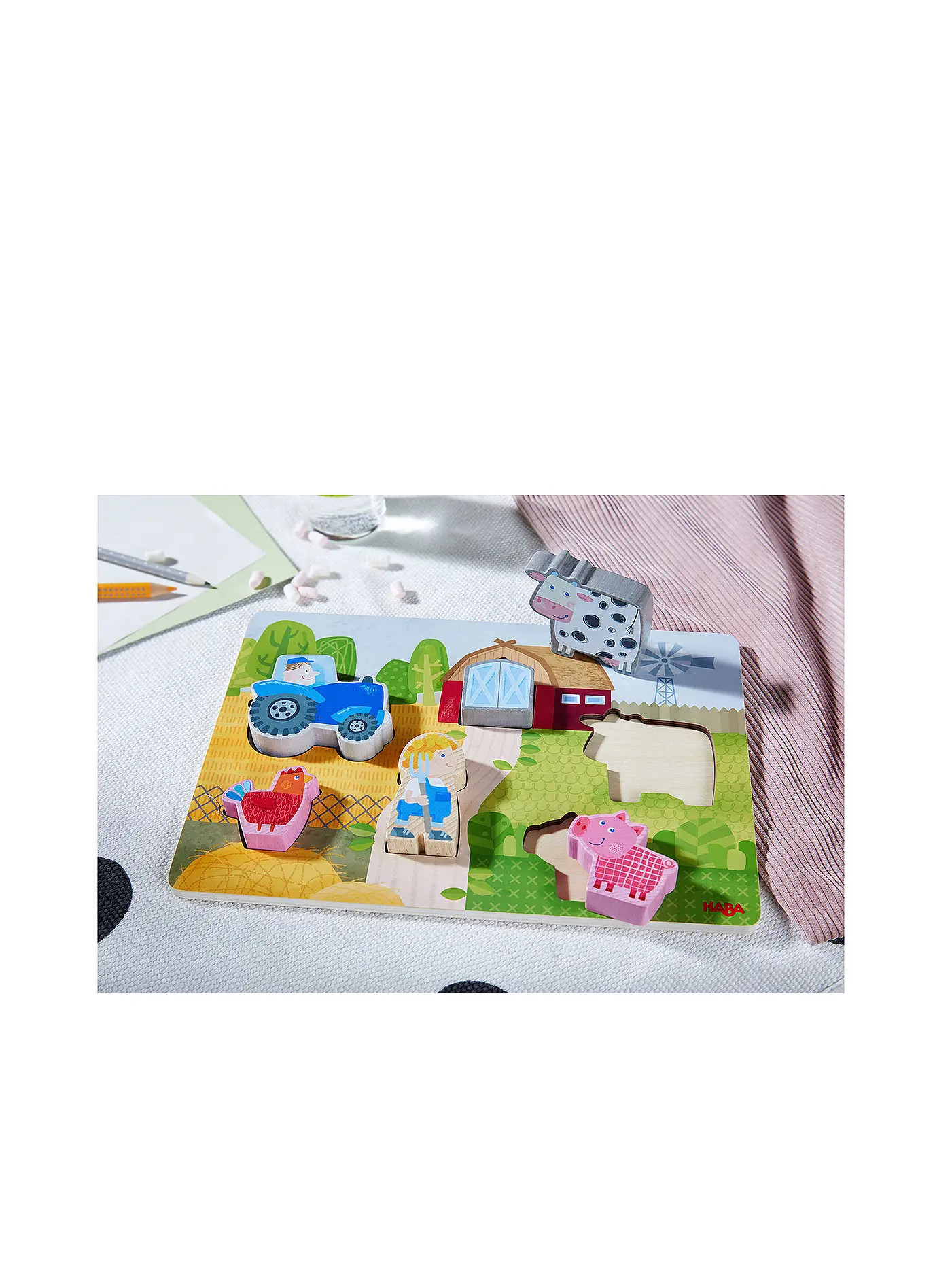 HABA | Holzpuzzle Auf dem Bauernhof | 